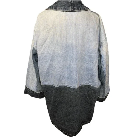 Pilcro and Letterpress Jadira Jacket Robe Chore Work Lounge Kimono Drape MEDIUM - Picture 3 of 6